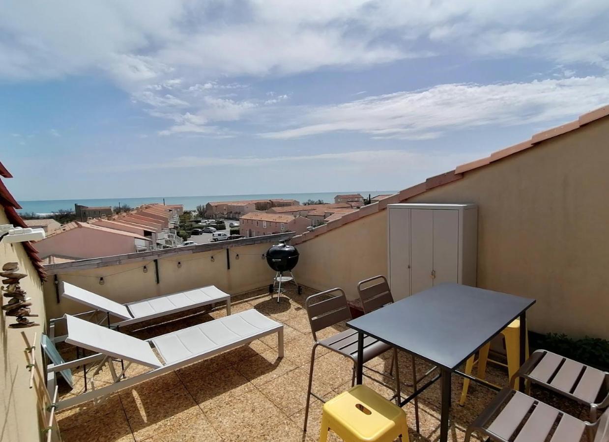 Duplex Terrasse Vue Mer Acces Plage Et Piscine... Frontignan ภายนอก รูปภาพ