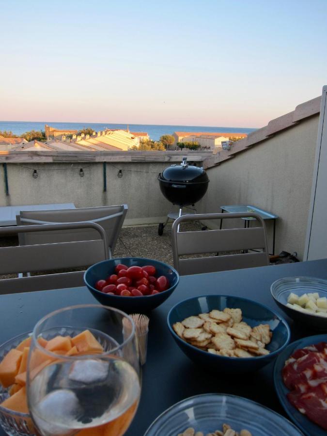 Duplex Terrasse Vue Mer Acces Plage Et Piscine... Frontignan ภายนอก รูปภาพ